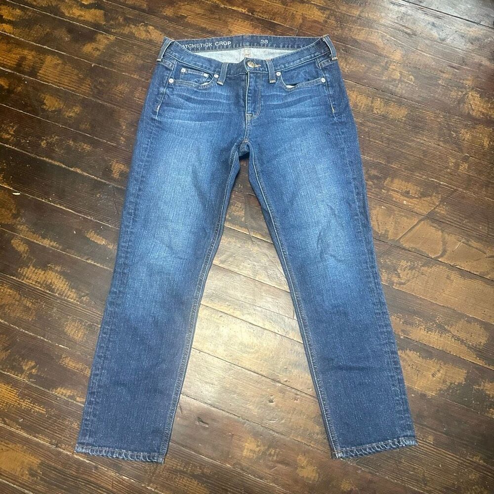 J Crew 28 matchstick straight leg preppy minimalist jeans
